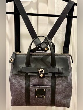 henri bendel jetsetter mini convertible nylon backpack admiral silver Snake Backpack-US HENRI BENDEL Jetsetter Black Nylon